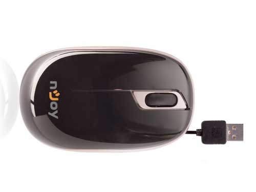 Mouse optic nJoy Wired BlueTrace TR101 cu cablu retractabil